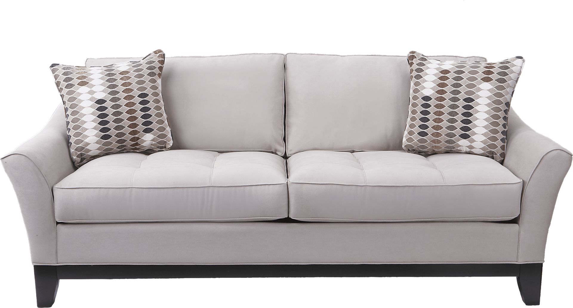 Cindy Crawford Home Newport Cove Lt. Taupe Sofa - Image 1