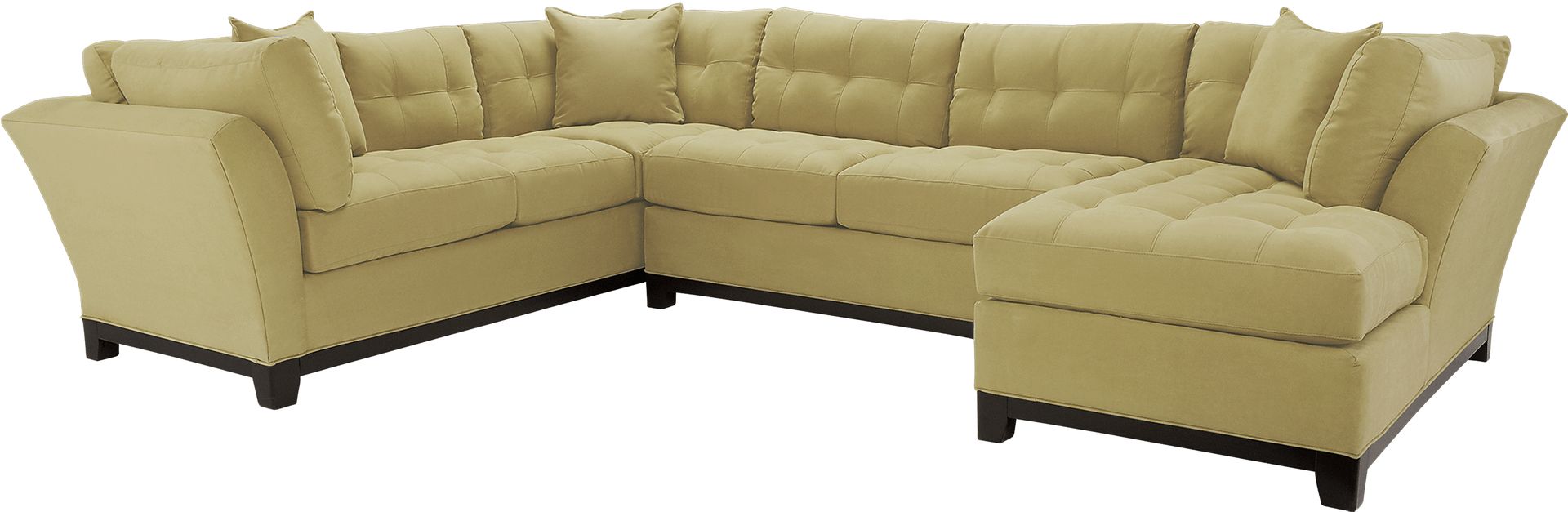 Cindy Crawford Metropolis Wasabi 3Pc Sectional - Image 1