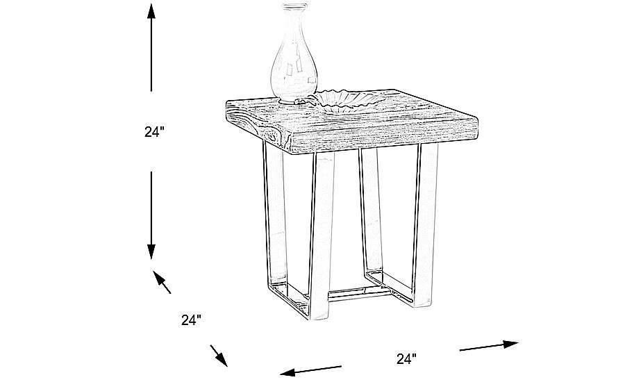 Cindy Crawford San Francisco Ash End Table Rooms To Go