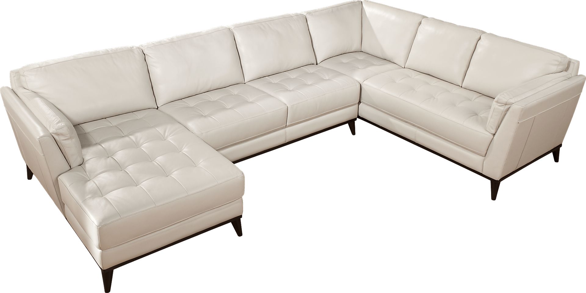 Cindy Crawford Thousand Oaks Pearl 3Pc Sectional - Image 1