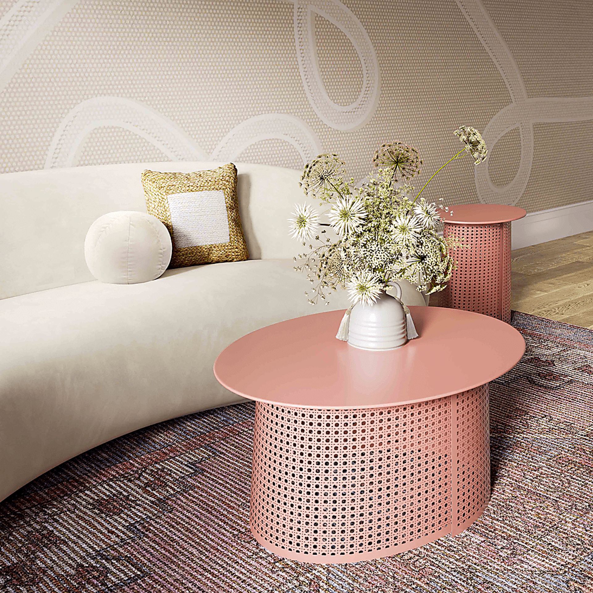 Cineraria Pink Coffee Table - Image 3