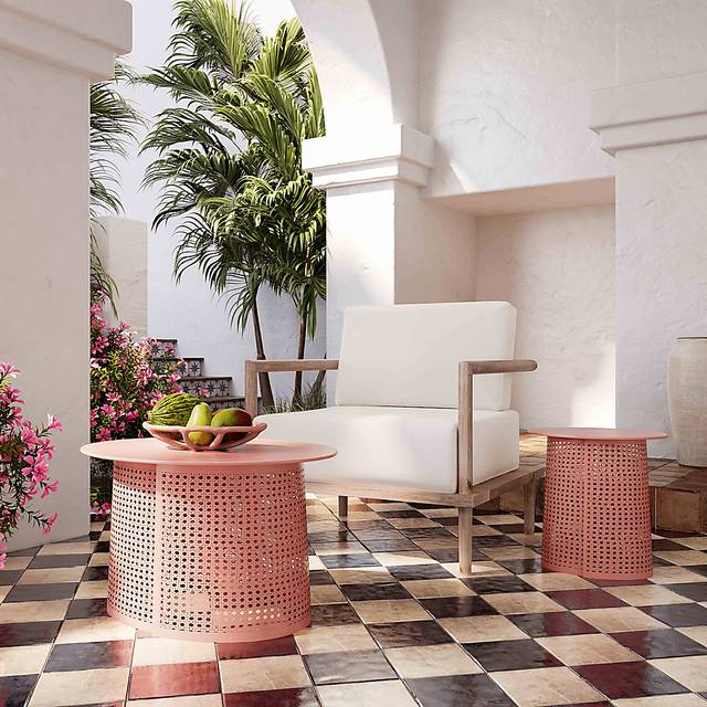 Cineraria Pink End Table - Thumbnail - Image 2