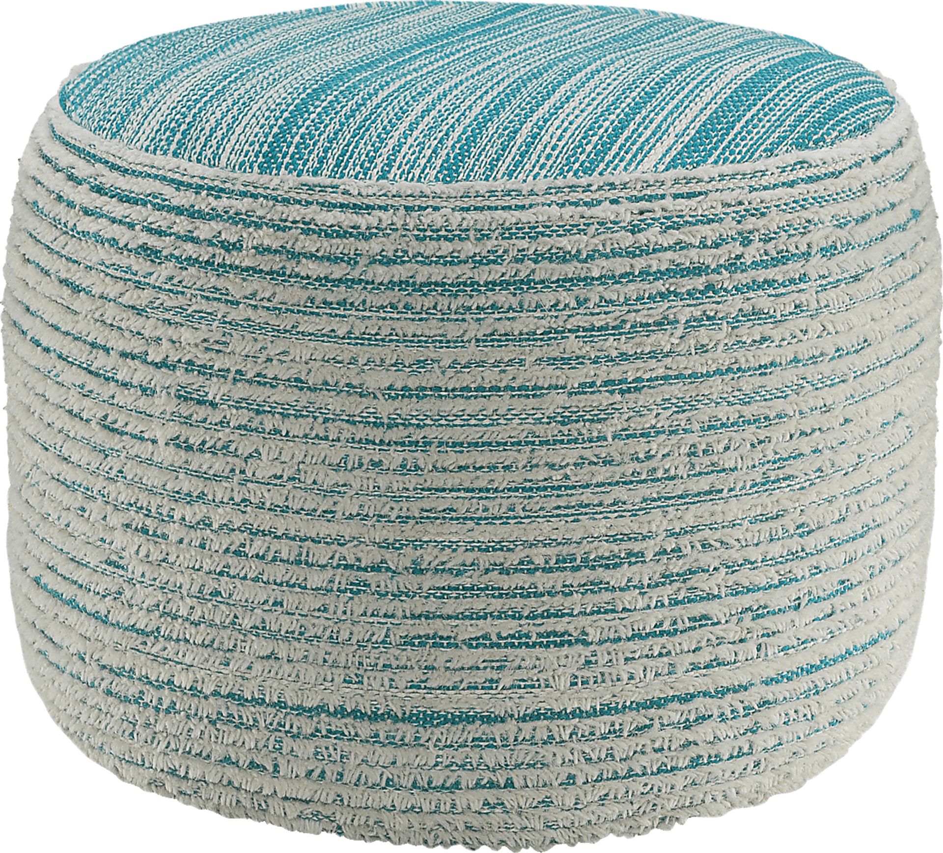 Cinnac Blue Pouf - Image 4