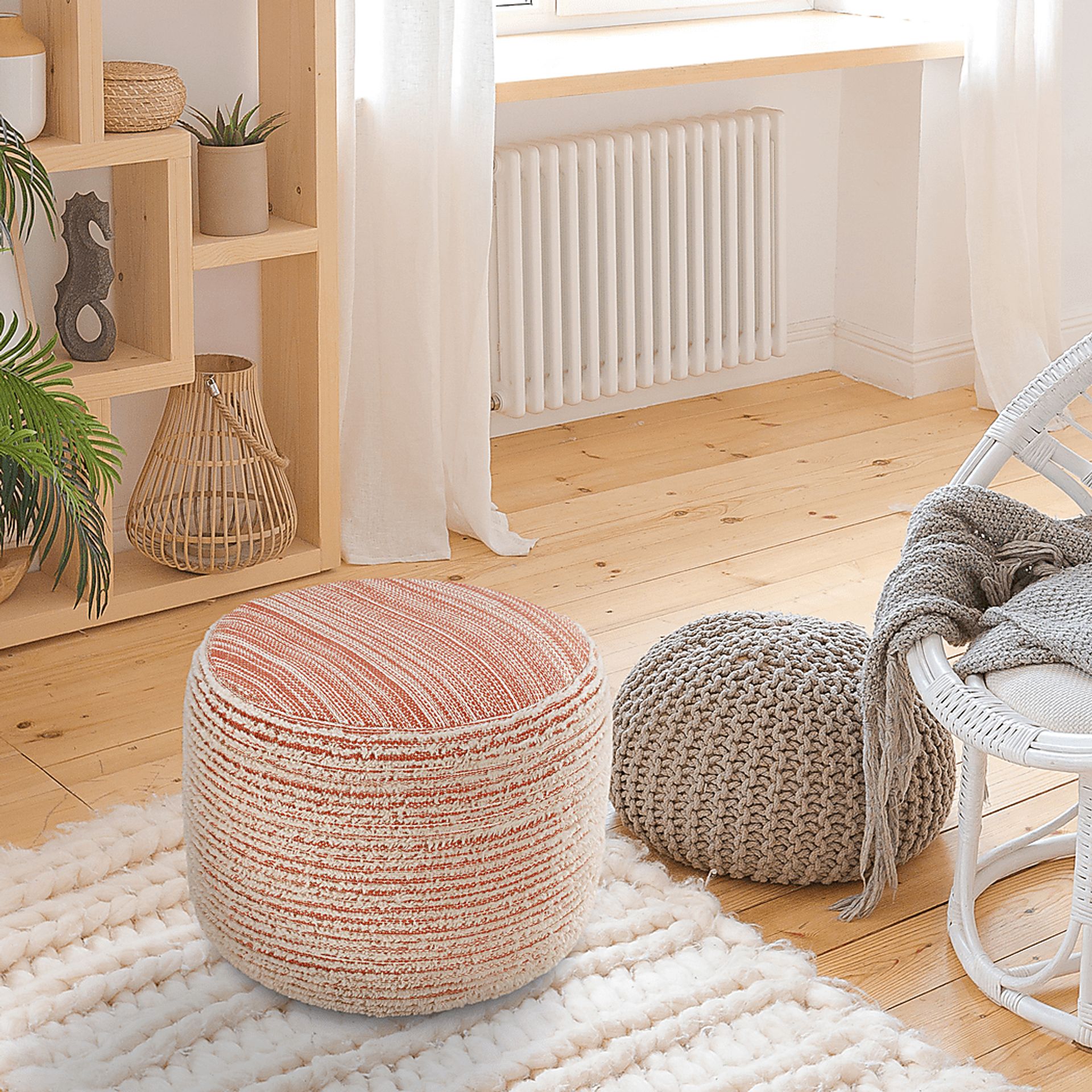 Cinnac Red Pouf - Image 8