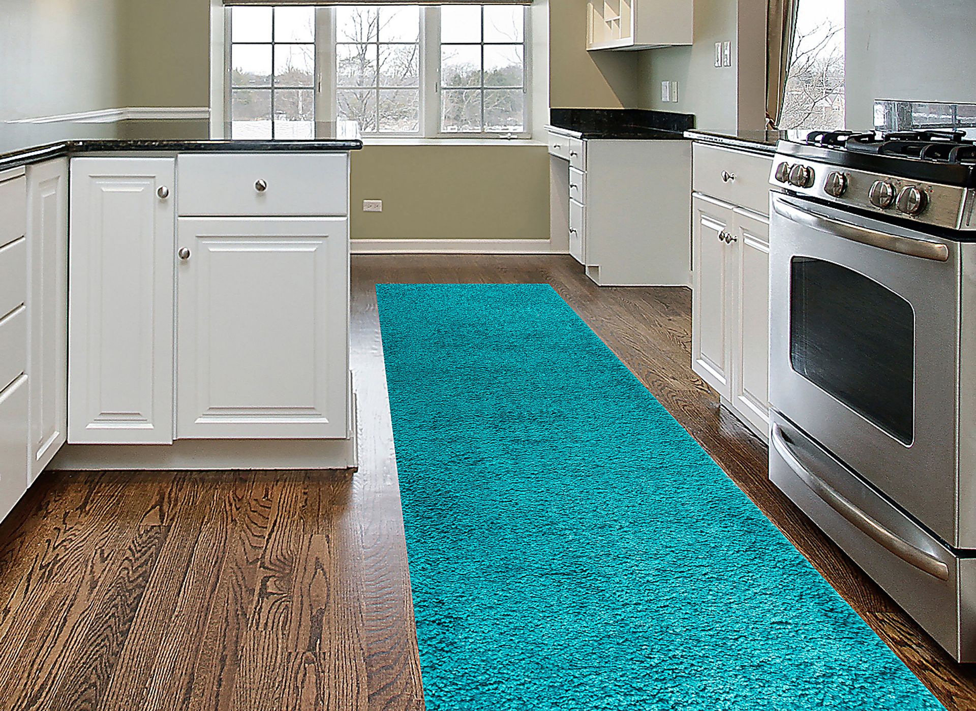 Cinthia Turquoise 2' x 7'2 Runner Rug - Image 3