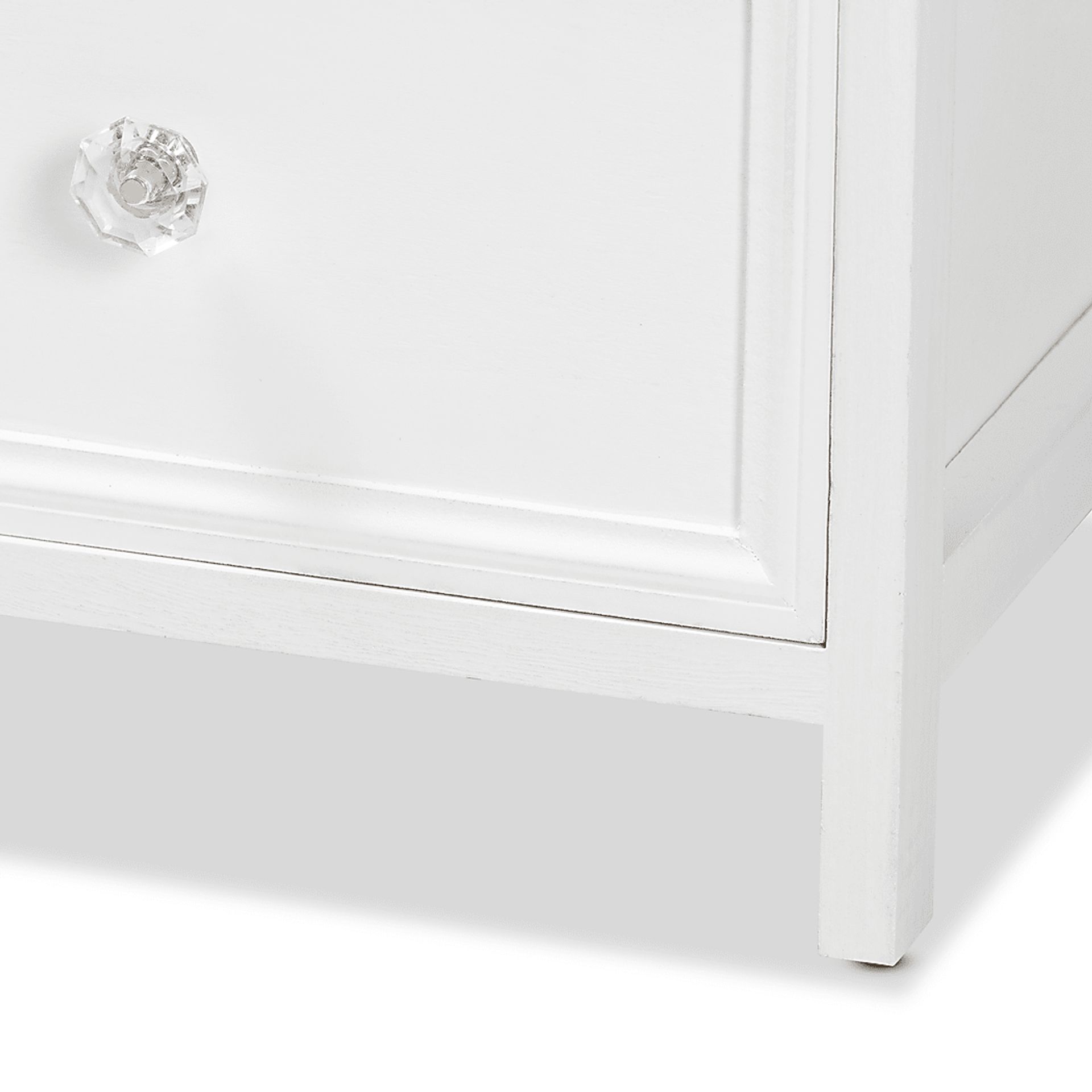 Cirencester White 2 Drawer Storage Unit - Image 4