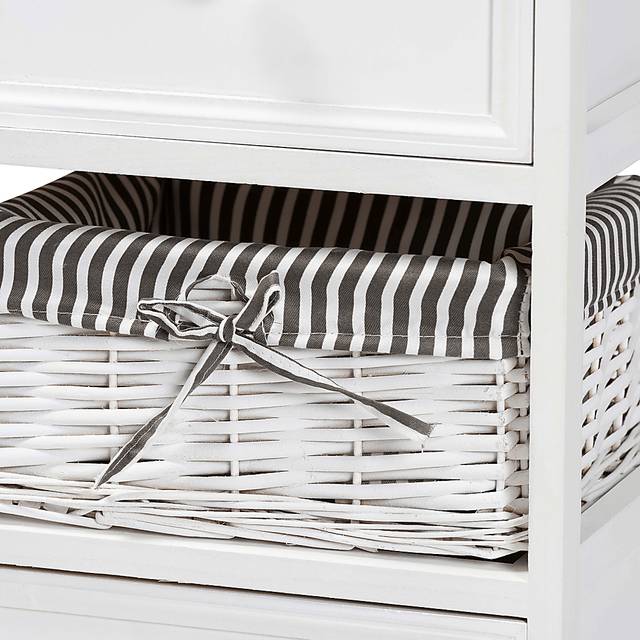 Cirencester White 2 Drawer Storage Unit - Thumbnail - Image 5