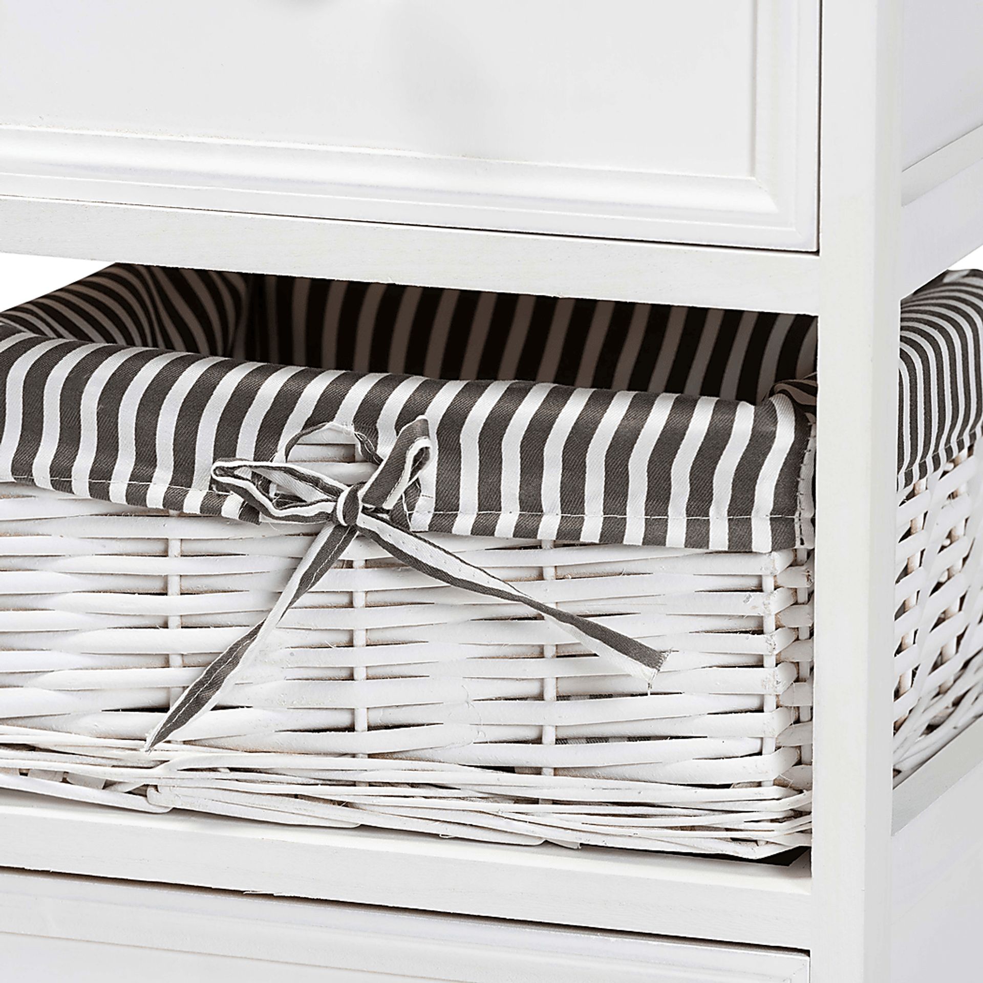 Cirencester White 2 Drawer Storage Unit - Image 5