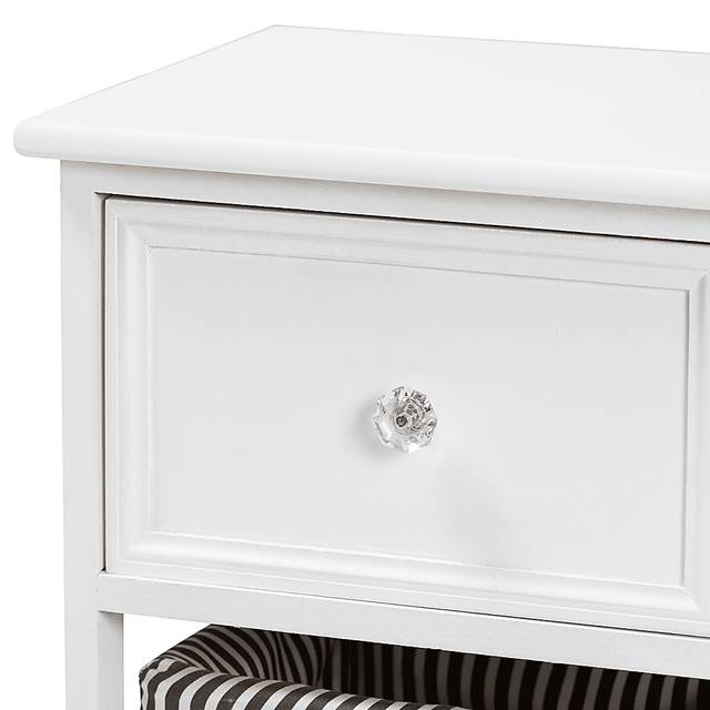 Cirencester White 2 Drawer Storage Unit - Thumbnail - Image 6