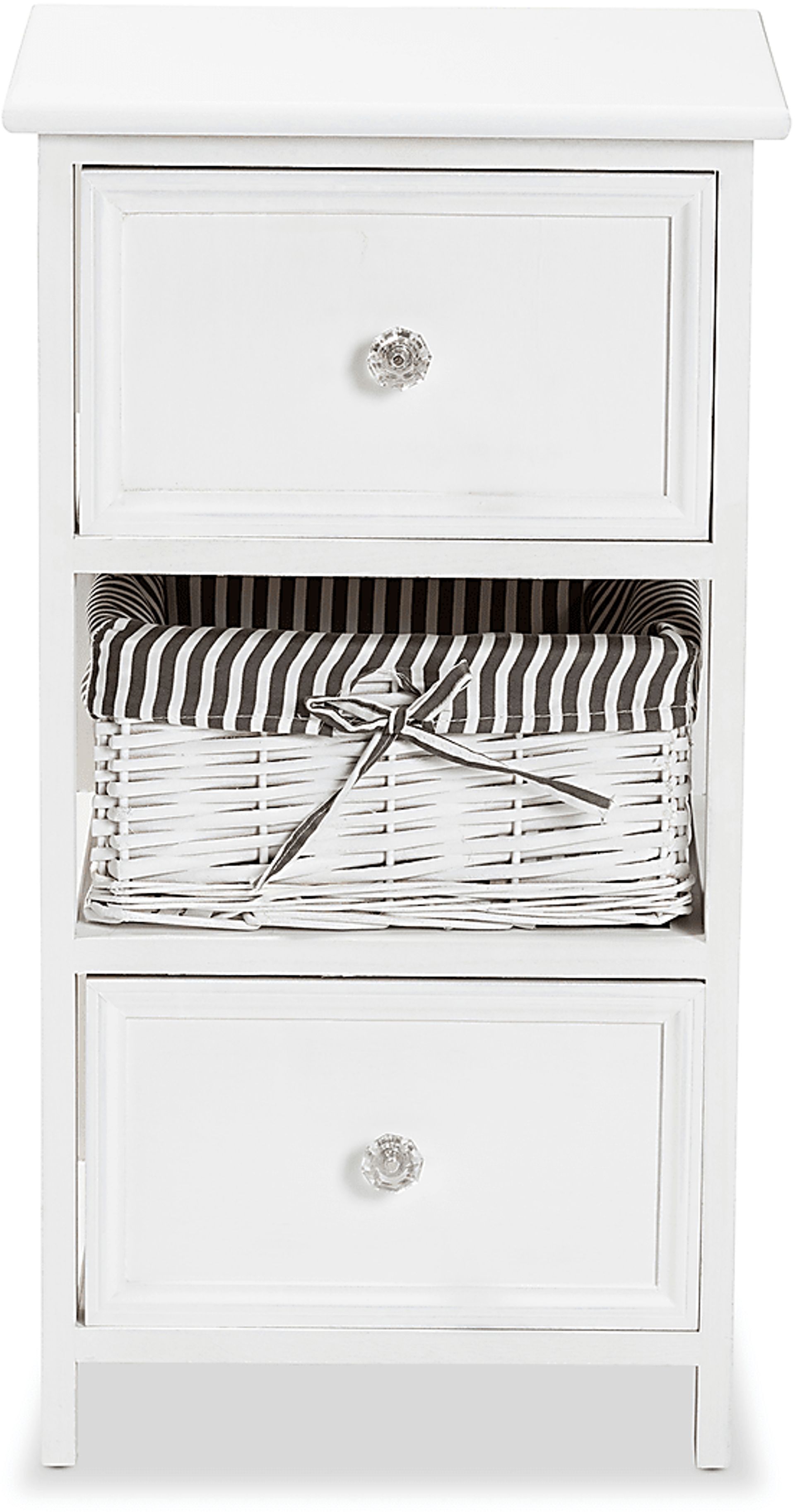 Cirencester White 2 Drawer Storage Unit - Image 8
