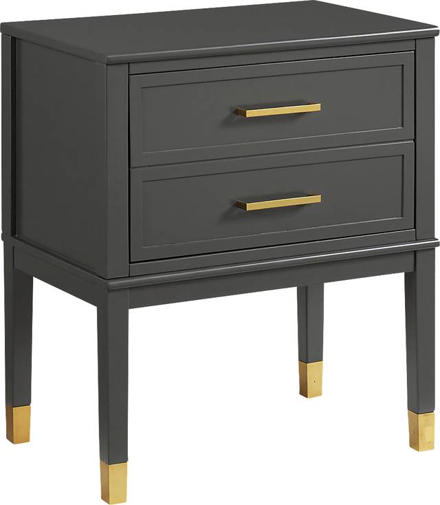 Cissy Charcoal Side Table - Thumbnail - Image 1
