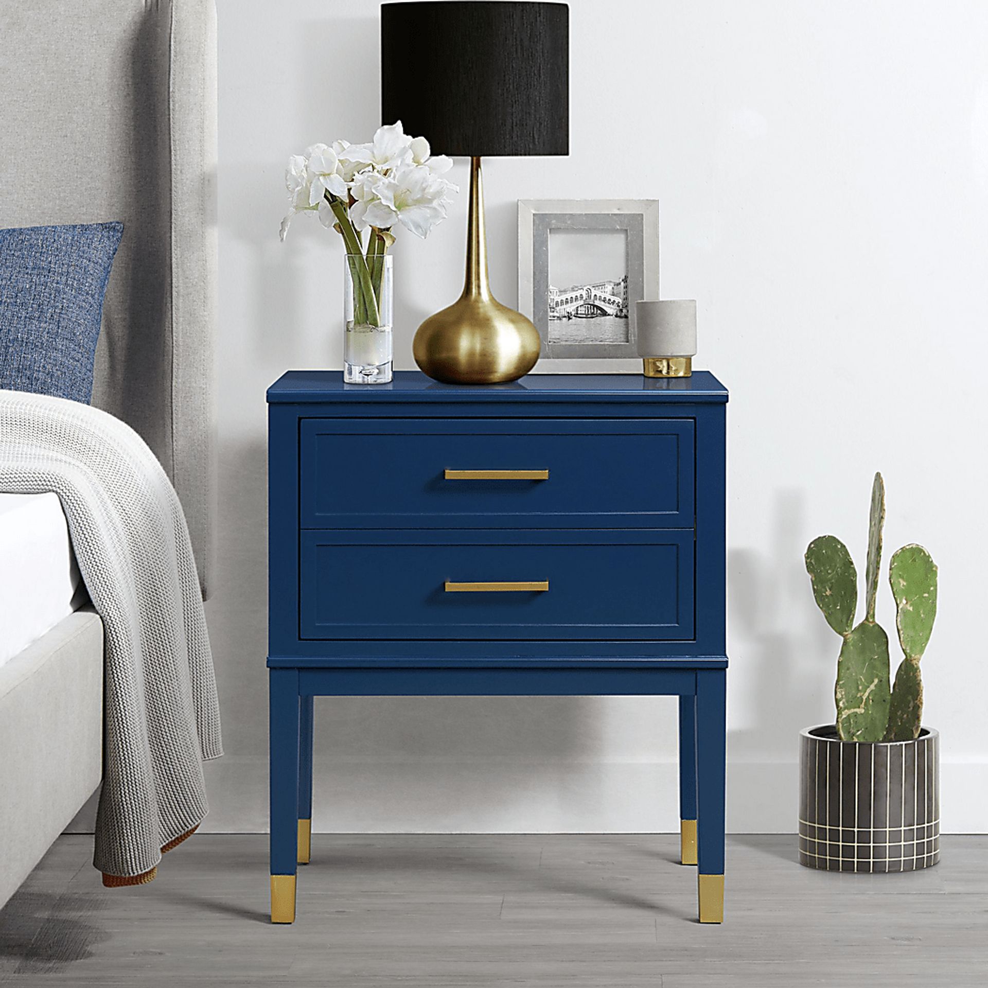 Cissy Navy Side Table - Image 11