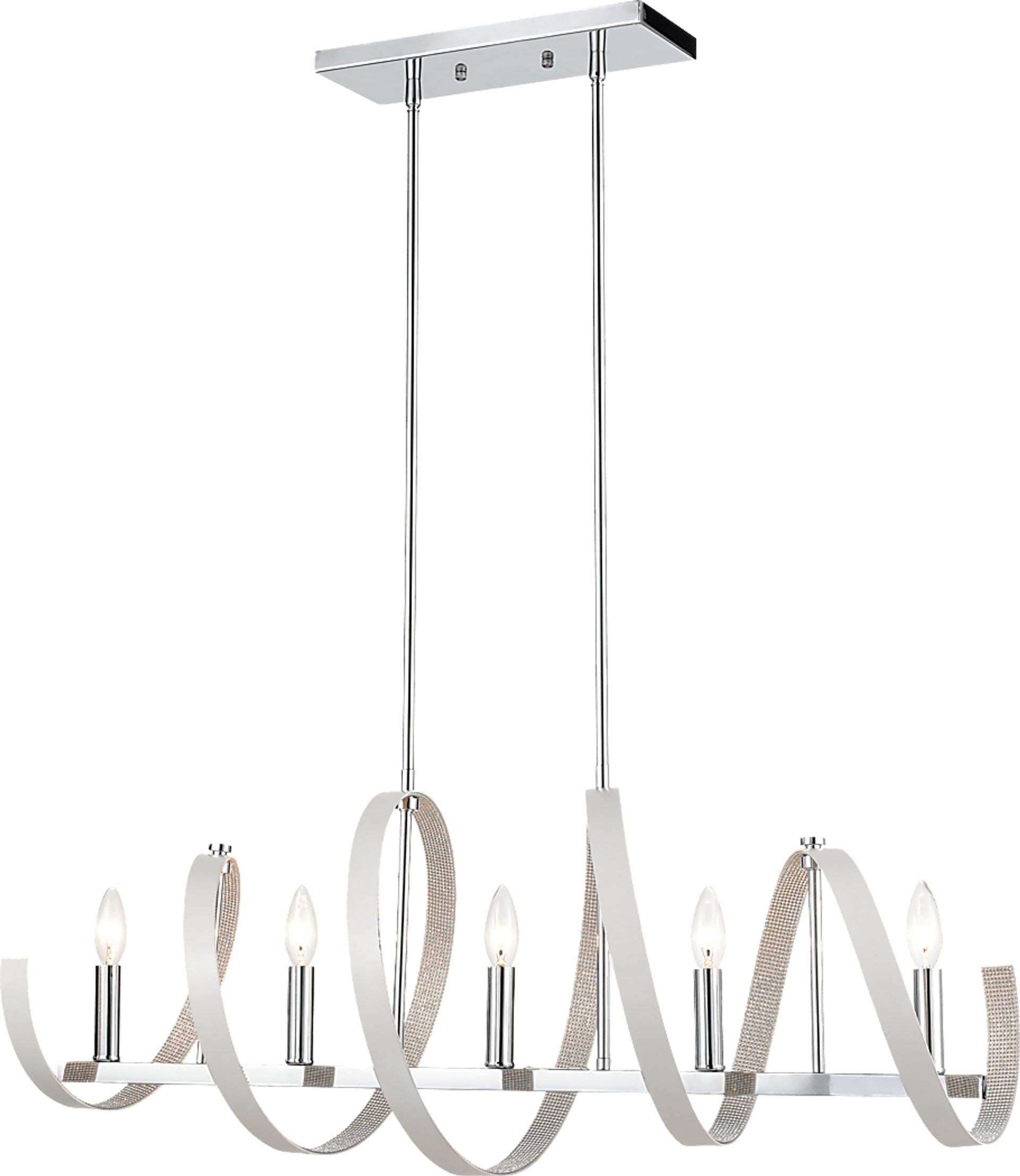 Citadel Island White Chandelier - Image 1