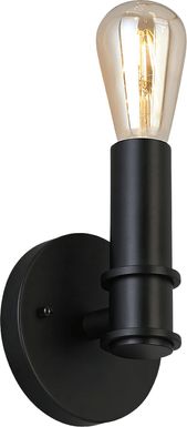 Citation Trail Small Black Sconce