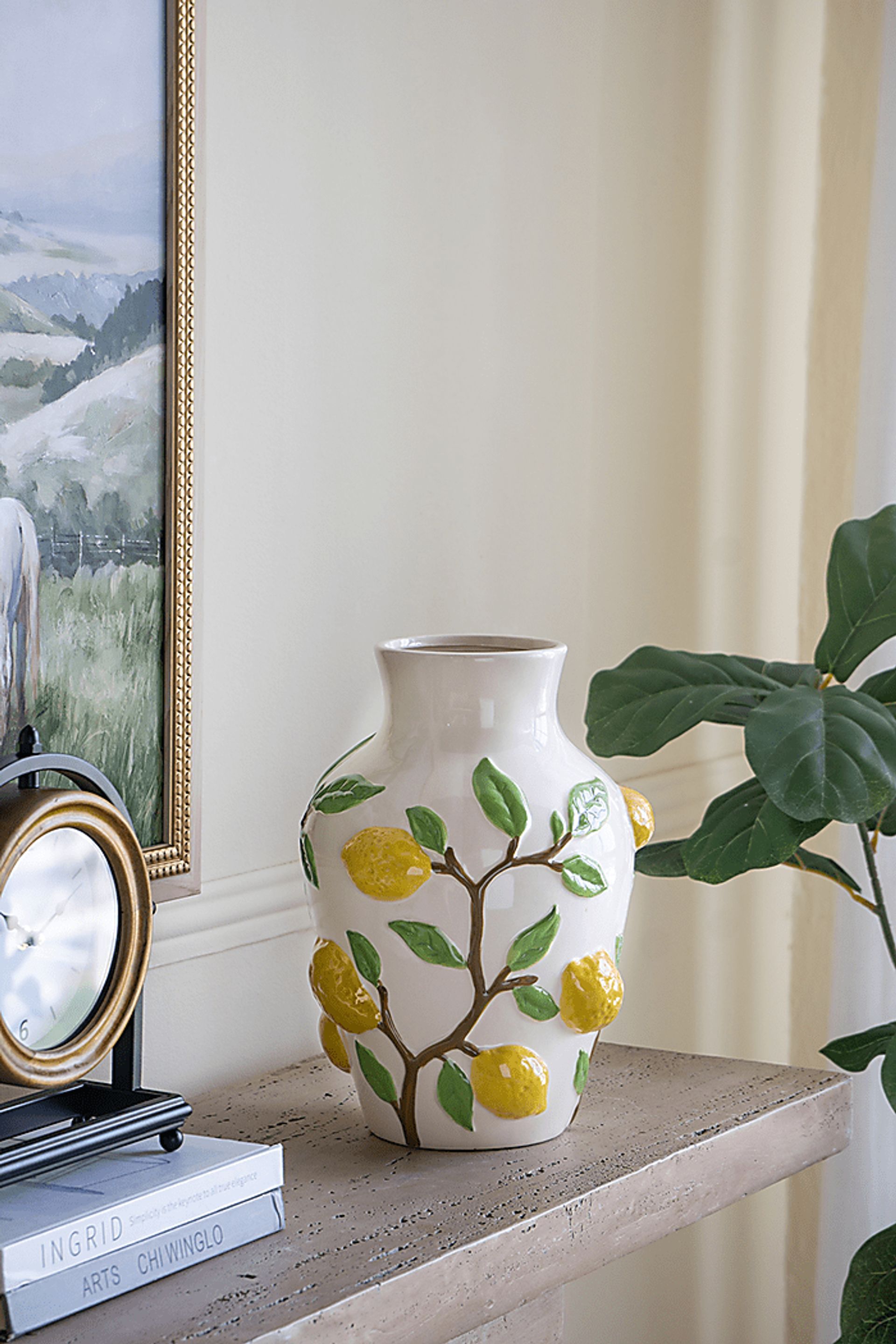 Citreo White Vase - Image 2