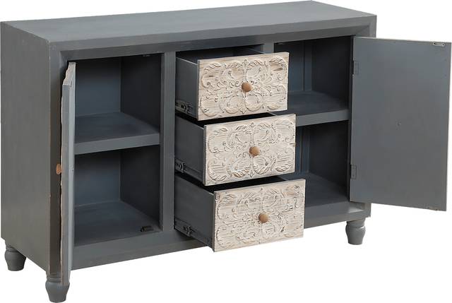 Citron Gray Credenza - Thumbnail - Image 3