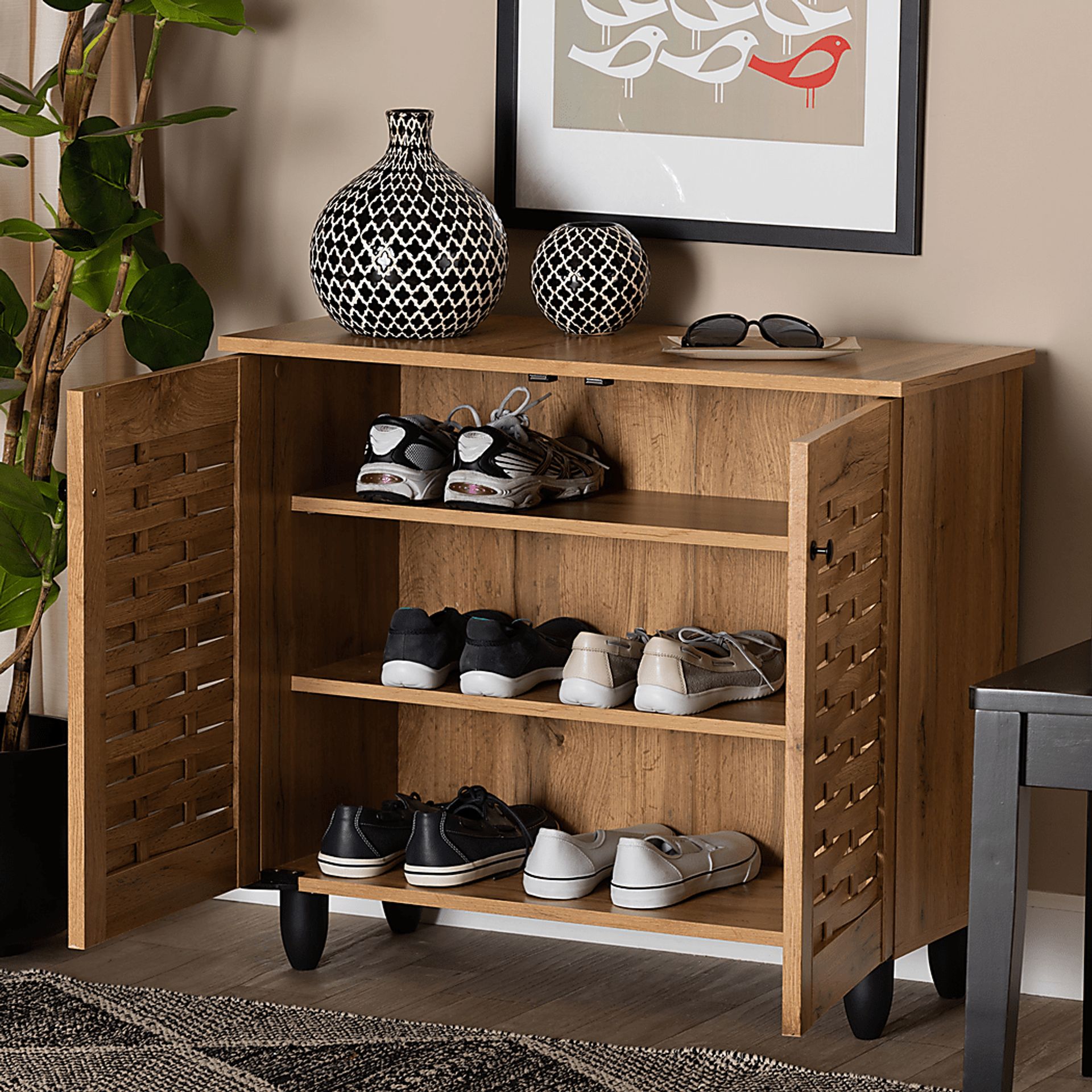Citruscedar Brown Accent Cabinet - Image 8