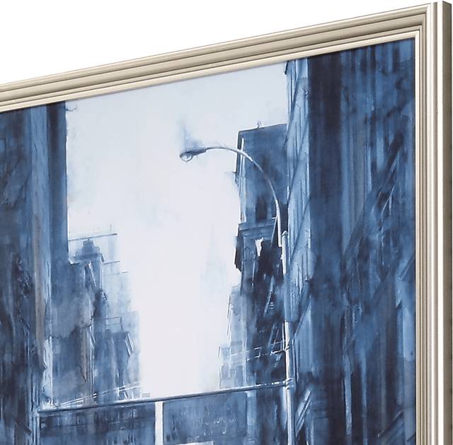 City Blues Framed Artwork, Set of 4 - Thumbnail - Image 4