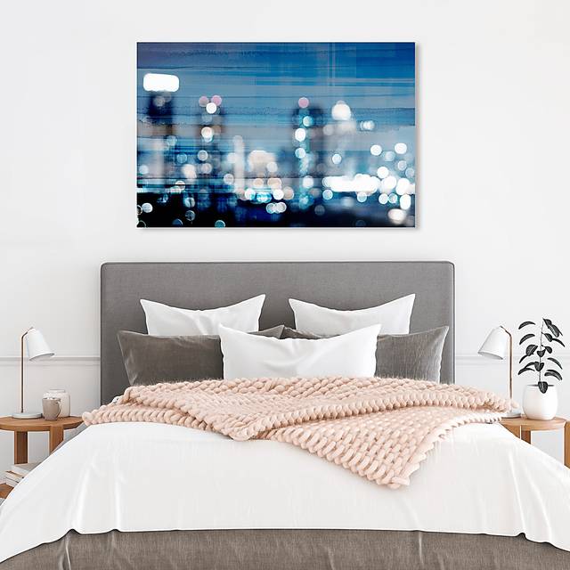 City Glare Blue Artwork - Thumbnail - Image 4