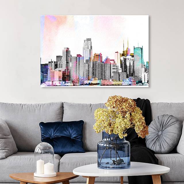 City Night View White Artwork - Thumbnail - Image 4