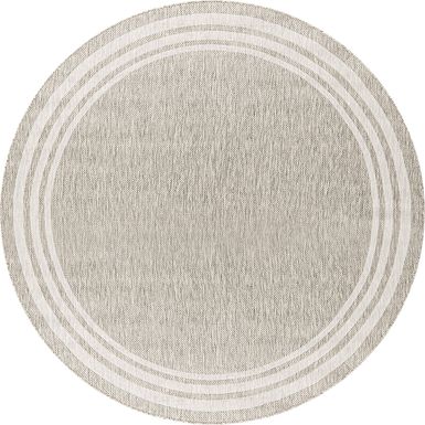 Civada Oatmeal 7'10 Round Rug