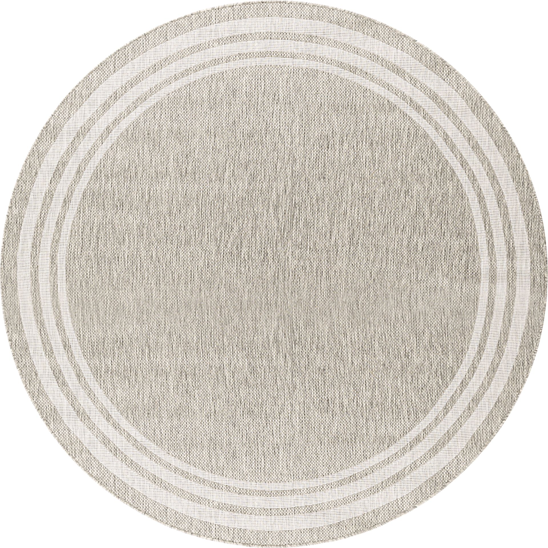Civada Oatmeal 7'10 Round Rug - Image 1
