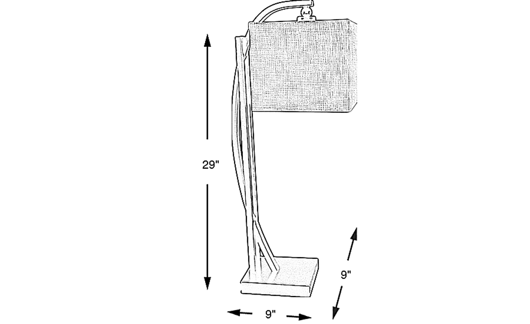 Civic Edge Bronze Table Lamp