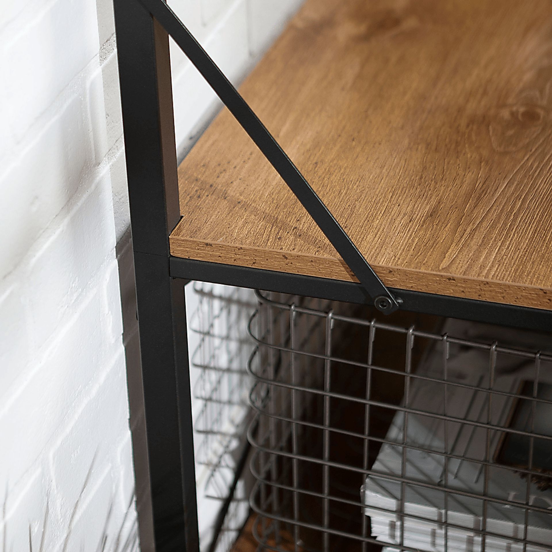 Civray Brown Bench - Image 4