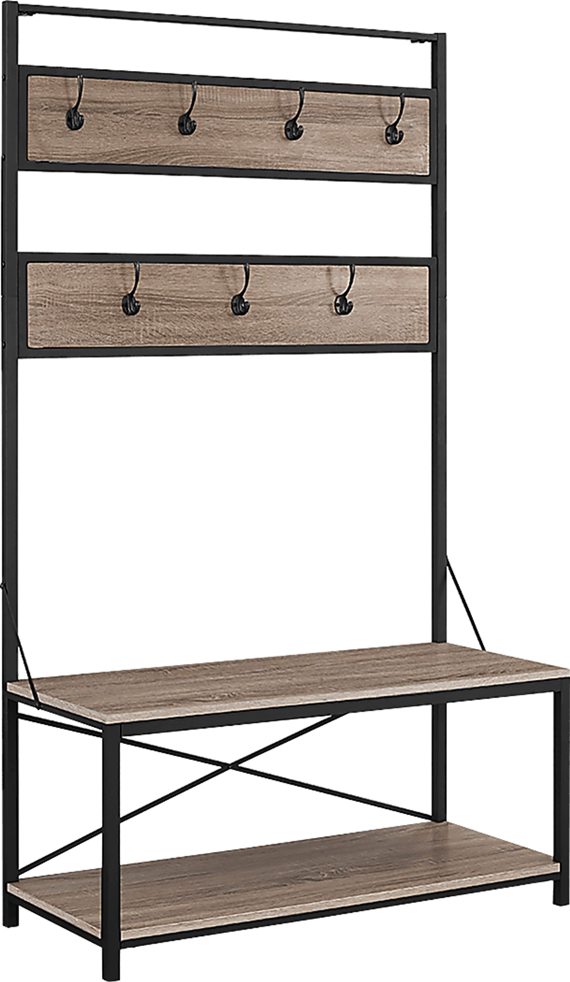 Civray Driftwood Bench - Image 1