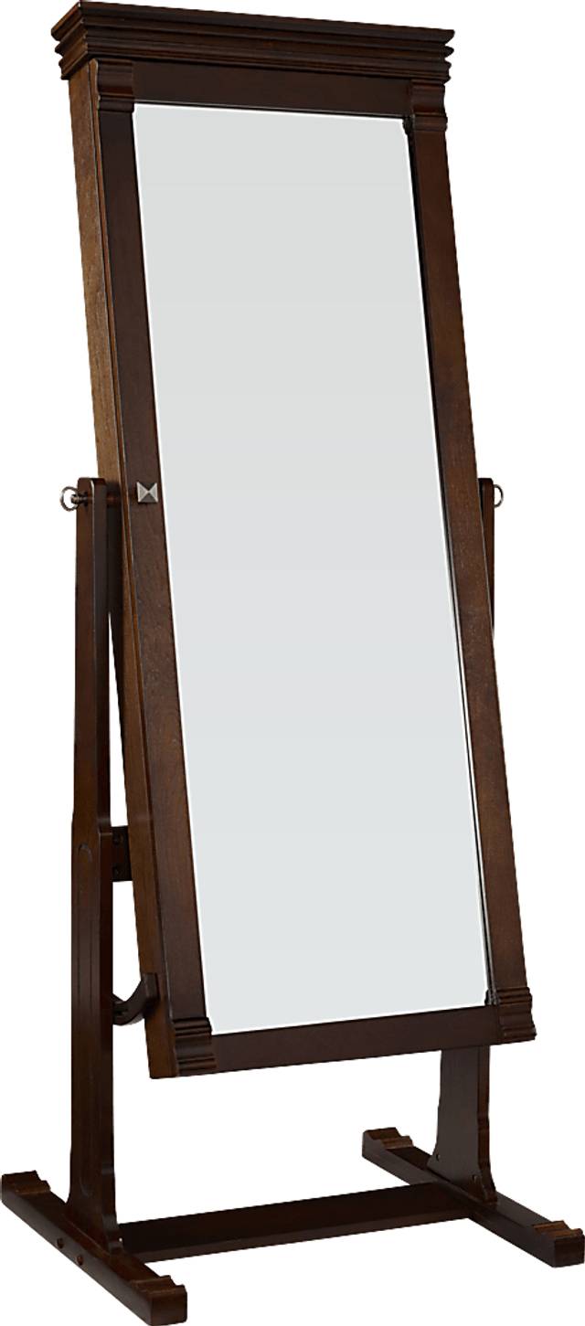 Clagett Brown Mirror Jewelry Armoire - Thumbnail - Image 10