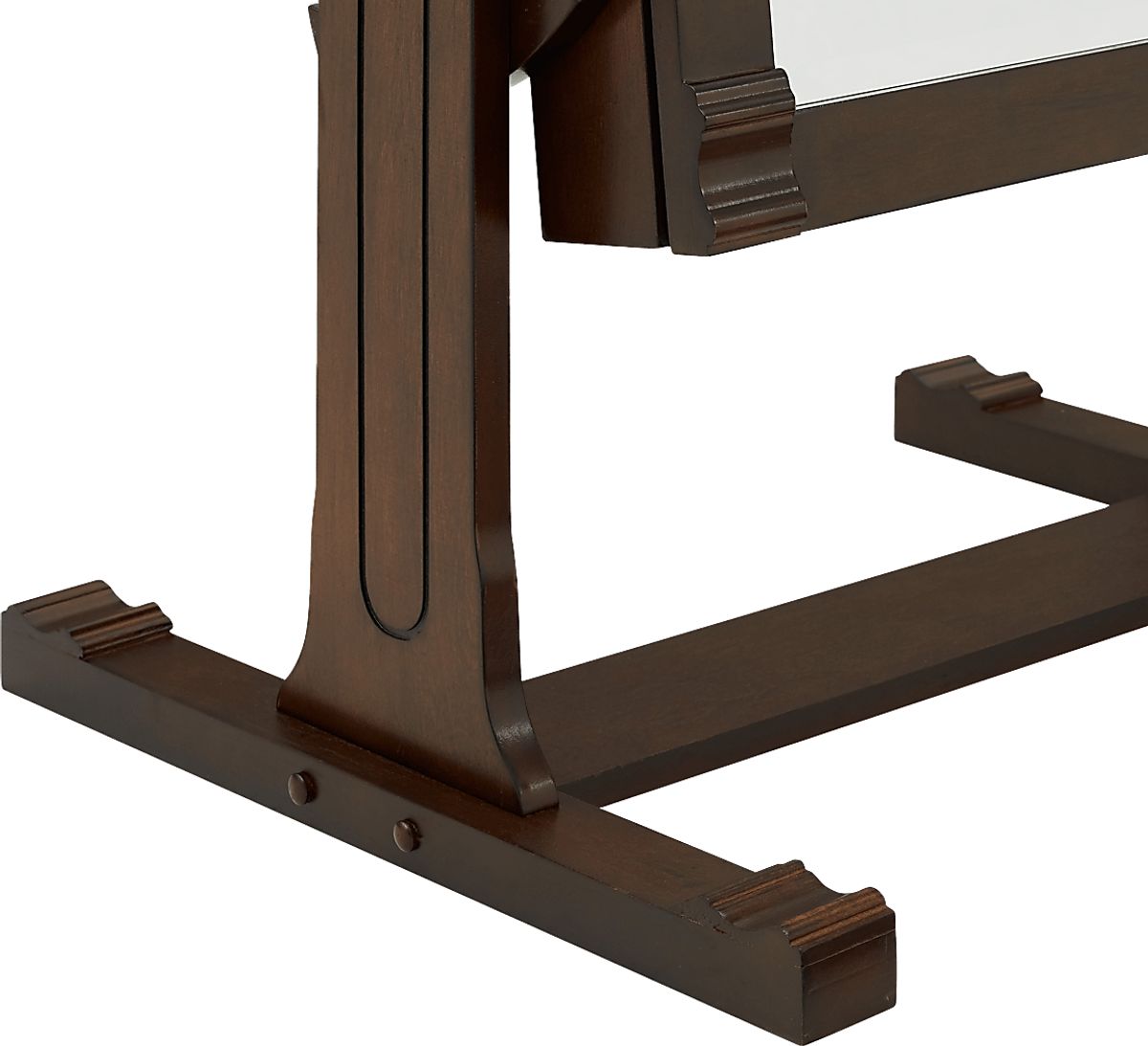 Clagett Brown Dark Wood Jewelry Armoire | Rooms to Go