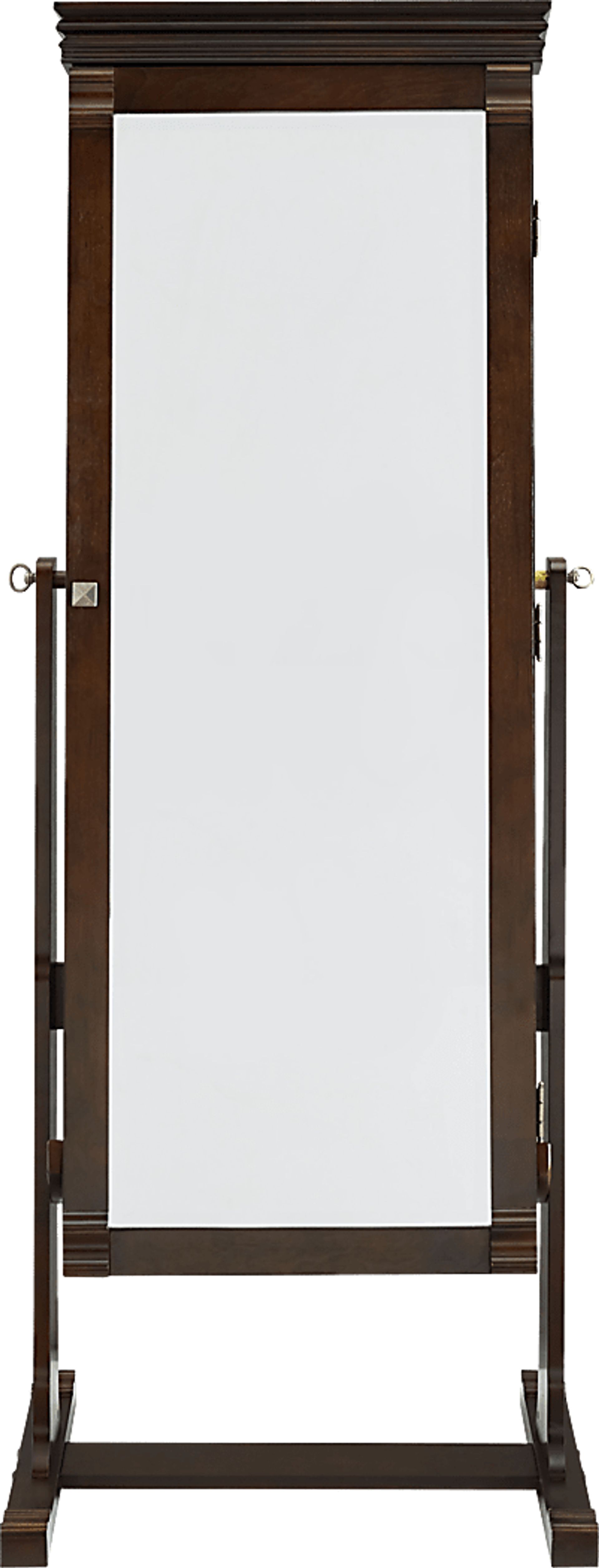 Clagett Brown Mirror Jewelry Armoire - Image 5