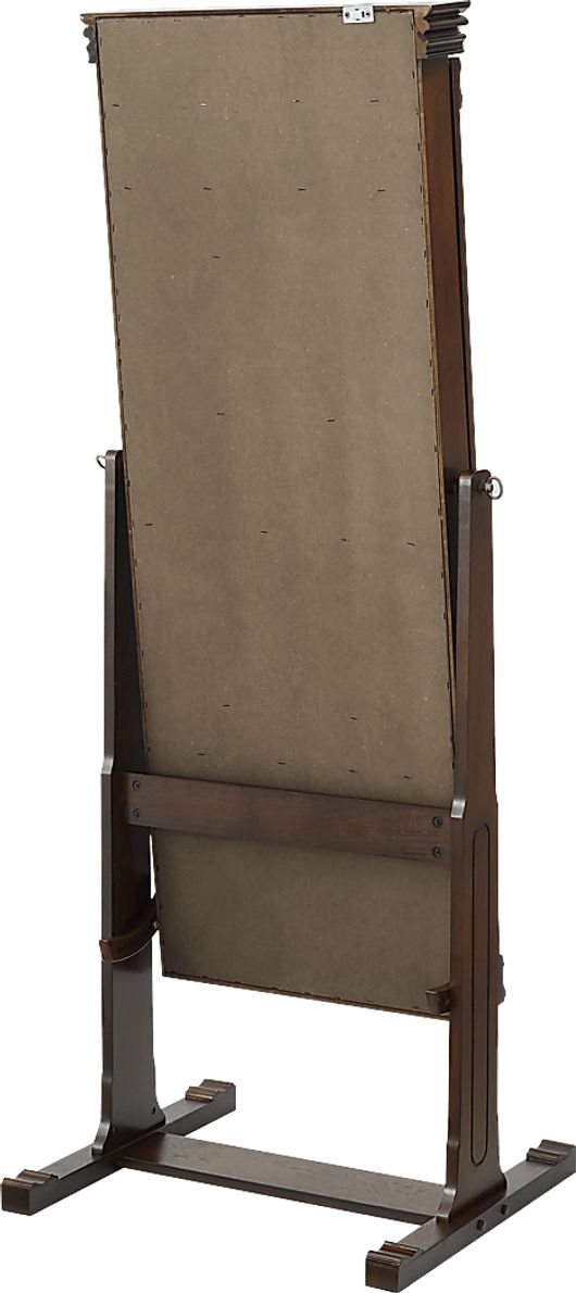 Clagett Brown Mirror Jewelry Armoire