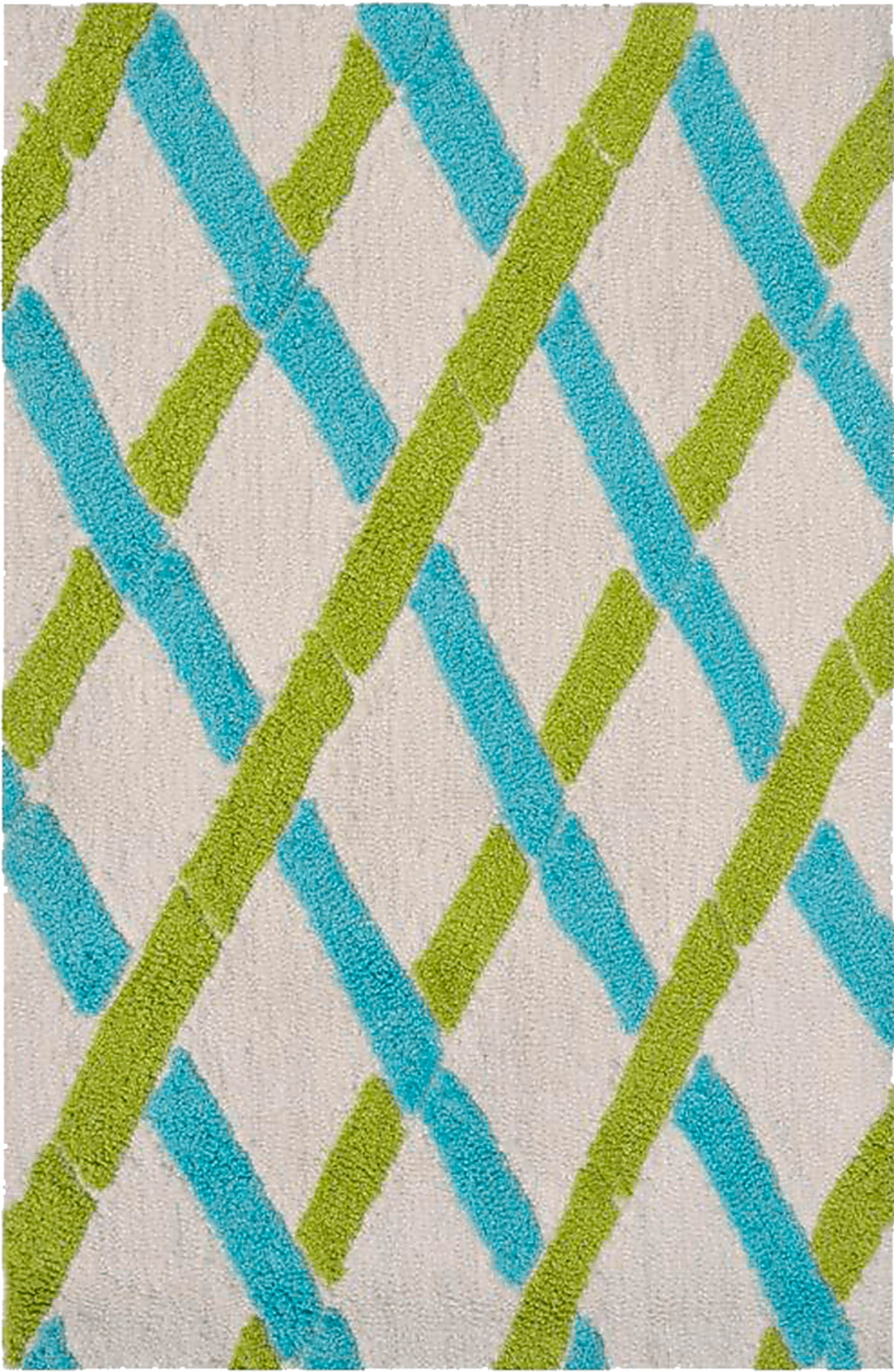 Clagnane Green 7' x 10' Indoor/Outdoor Rug - Image 1