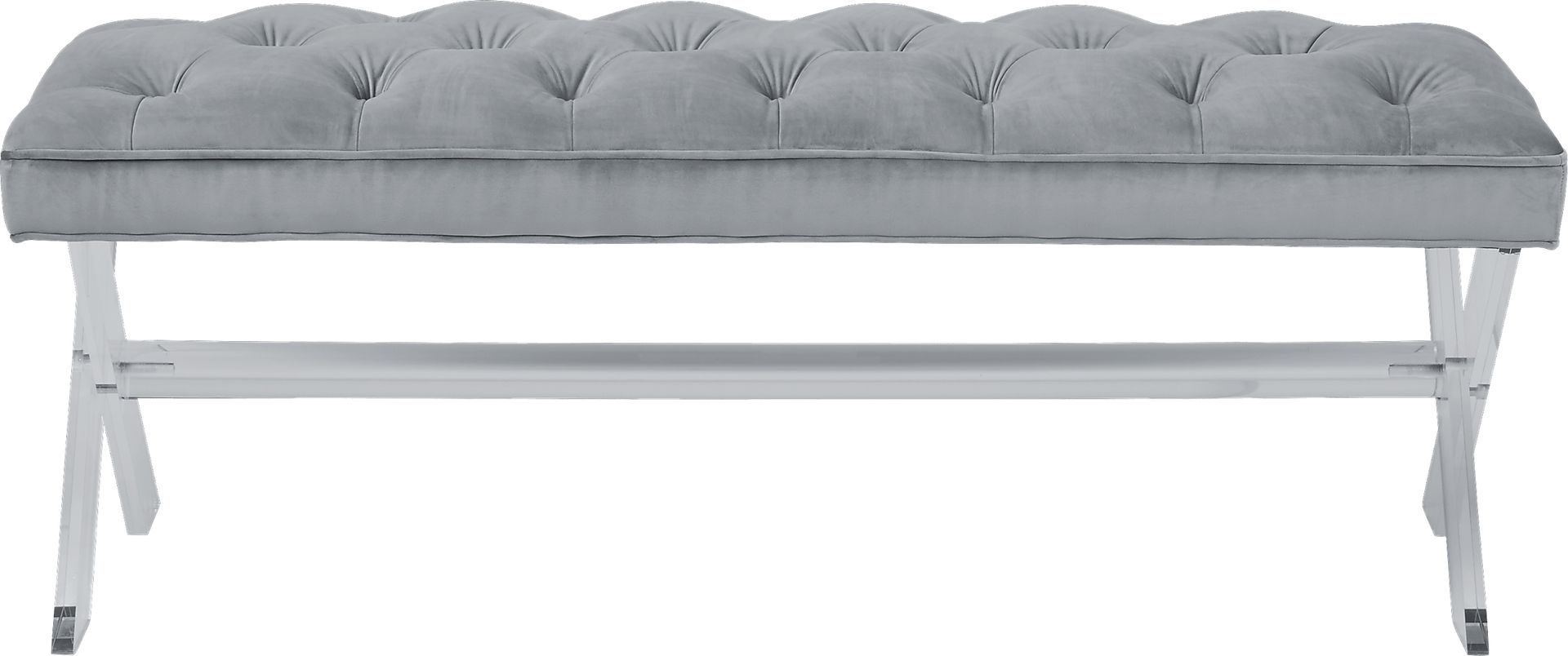 Claira Gray Accent Bench - Image 2