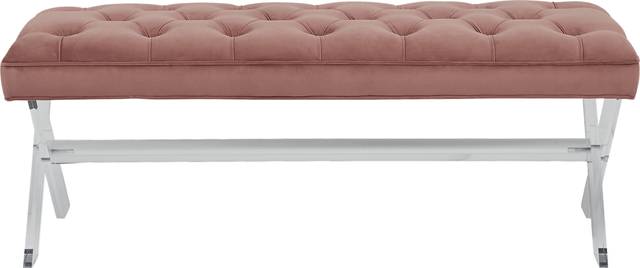Claira Salmon Accent Bench - Thumbnail - Image 2