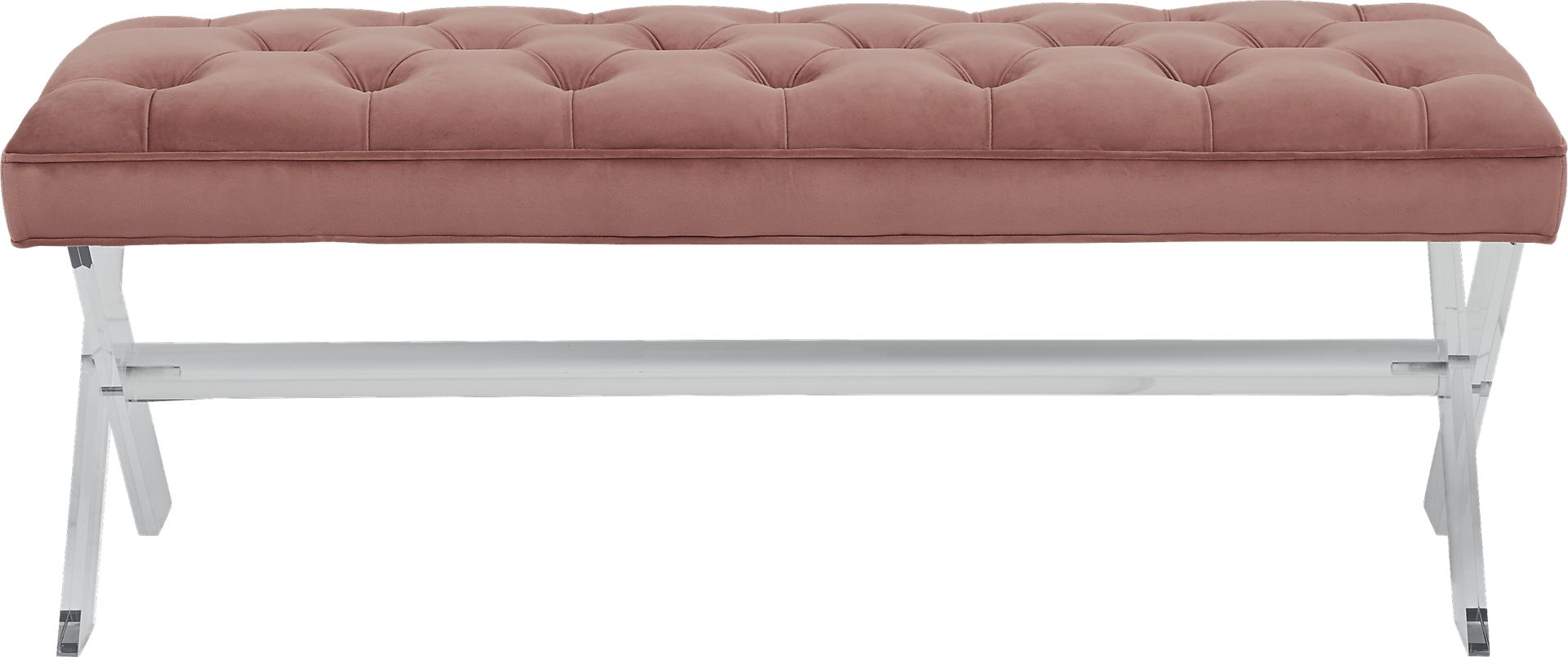 Claira Salmon Accent Bench - Image 2