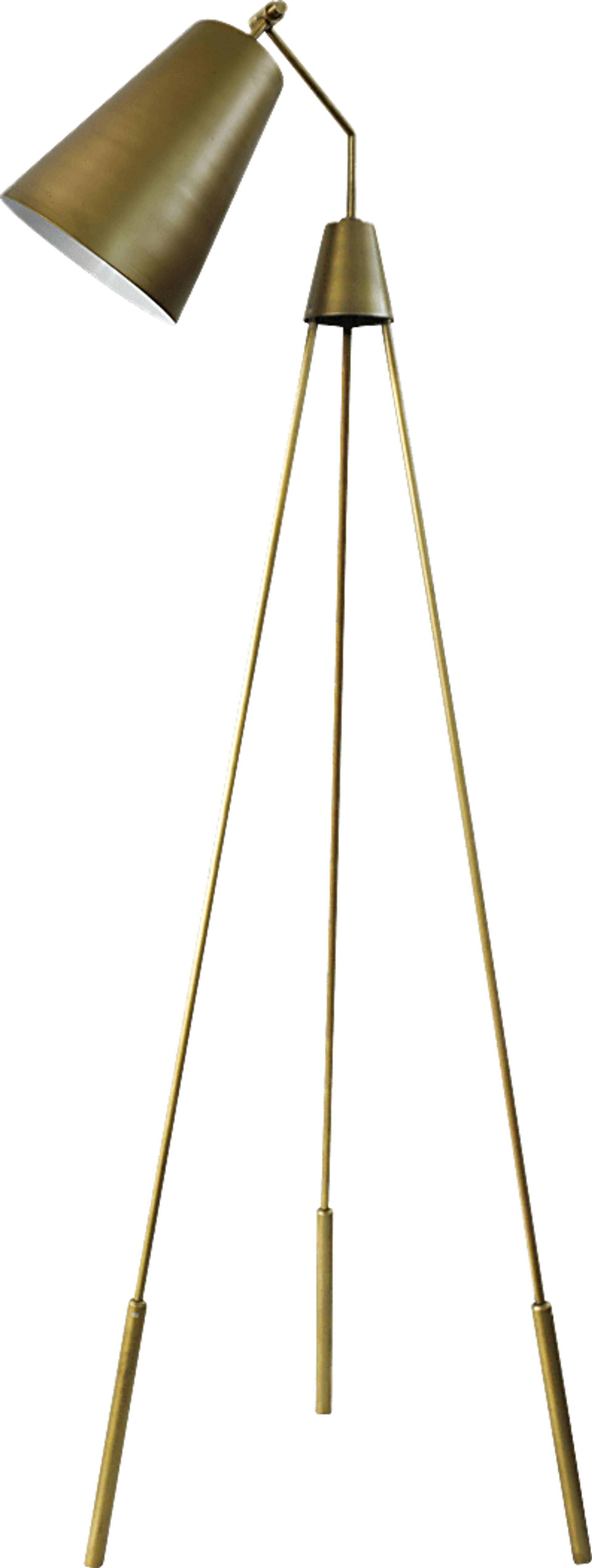 Clairborn Gold Floor Lamp - Image 1