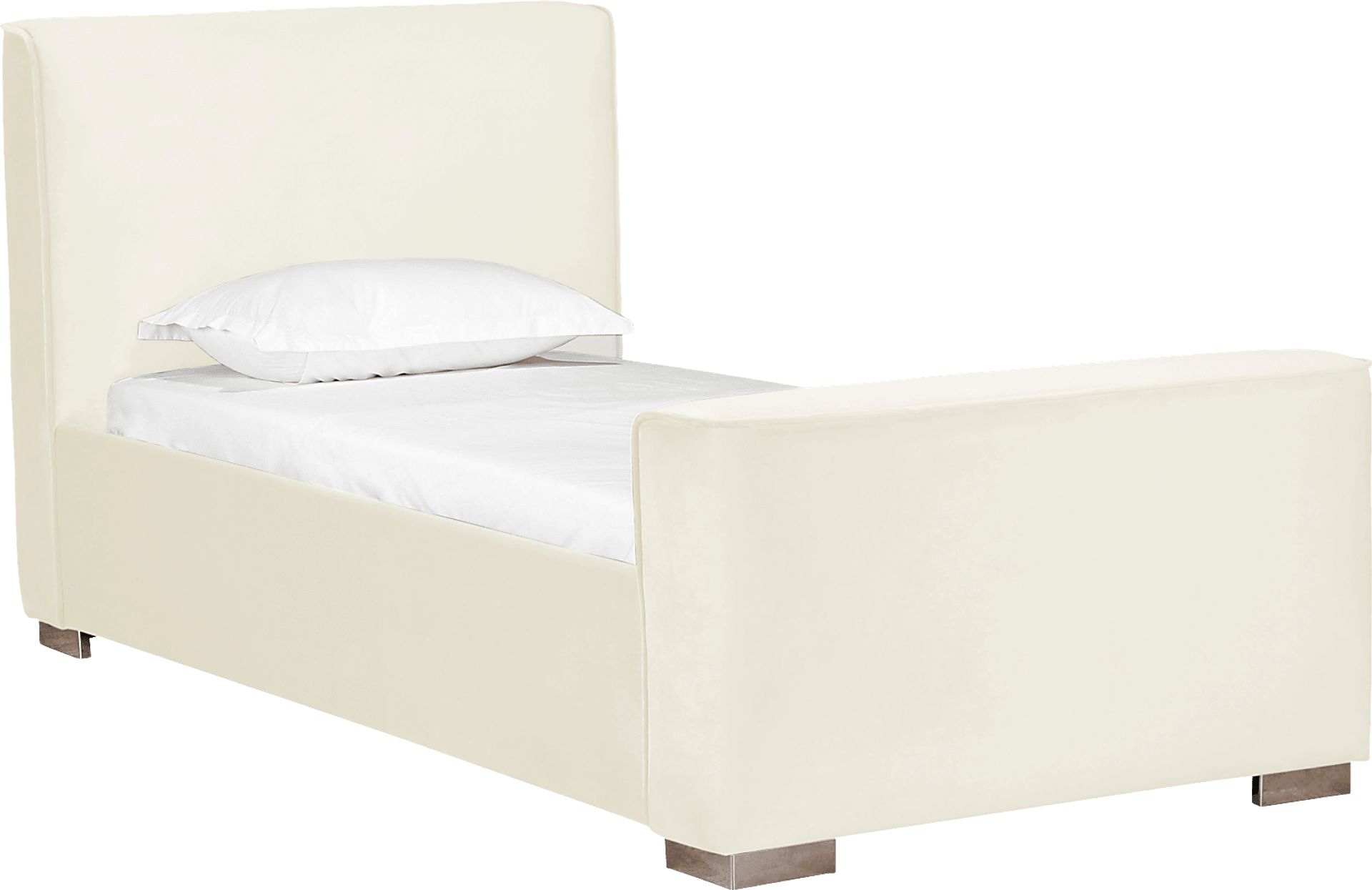 Claire Elle Cream Twin Bed - Image 1