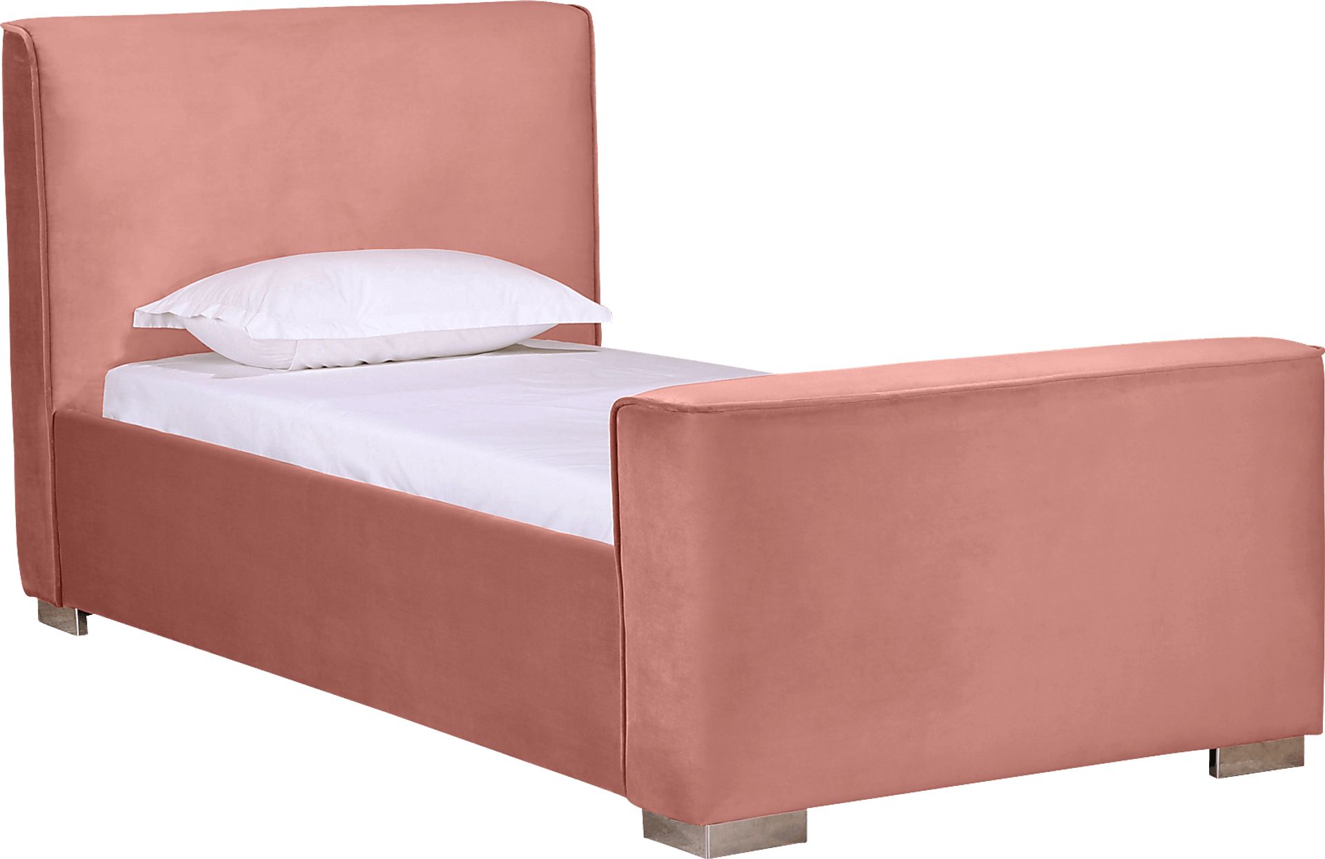 Claire Elle Pink Rose Twin Bed - Image 1