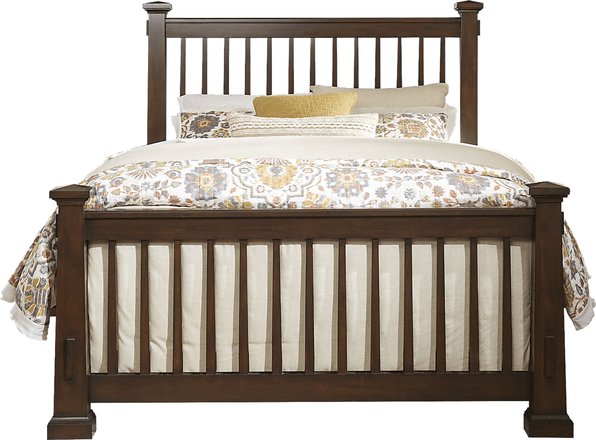 Clairfield Tobacco 7 Pc King Slat Bedroom - Image 3