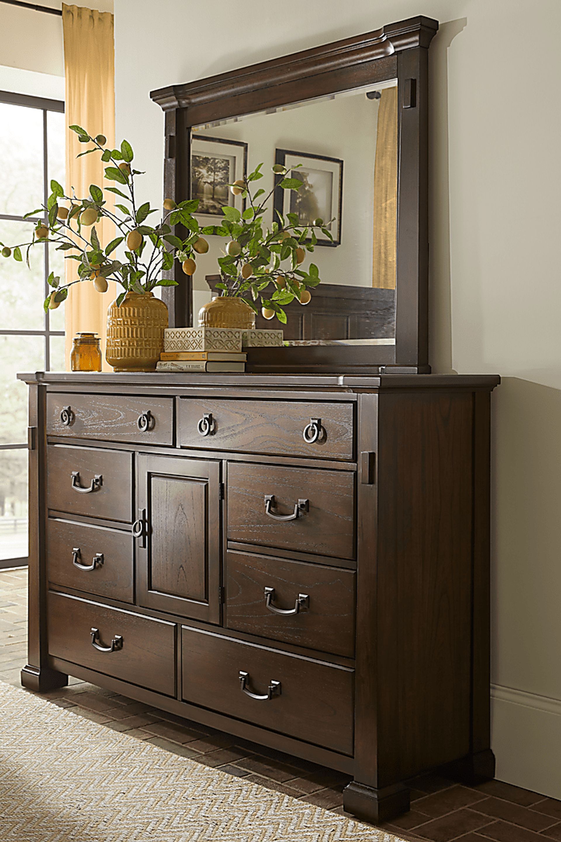 Clairfield Tobacco 7 Pc King Panel Bedroom - Image 5