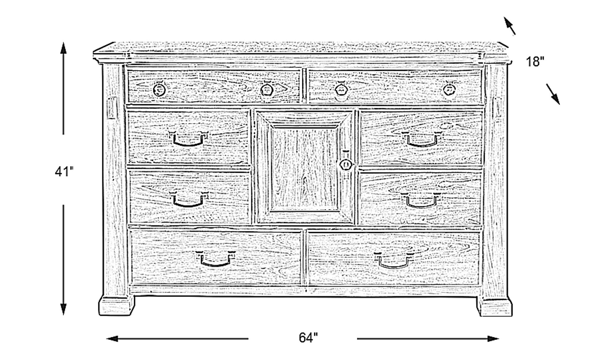 Dimension Image. Please refer to the Dimension Tab on this page for dimension details.
