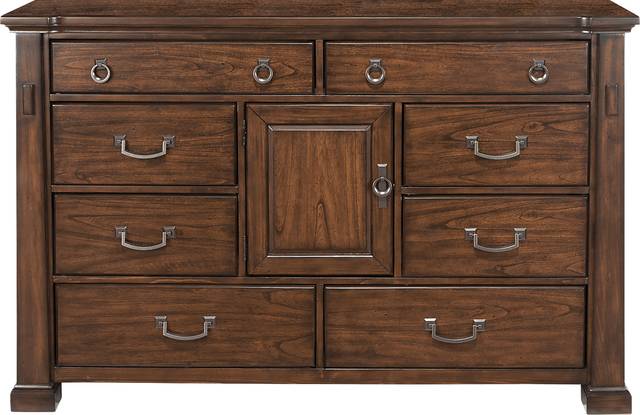 Clairfield Tobacco 7 Pc King Panel Bedroom - Thumbnail - Image 4