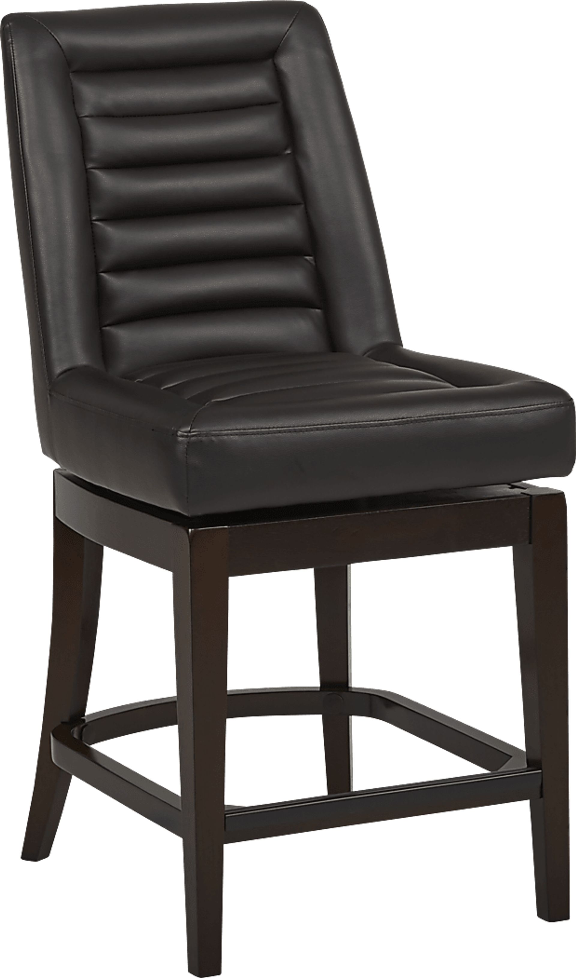 Clairmont Heights Black Counter Height Swivel Stool - Image 1