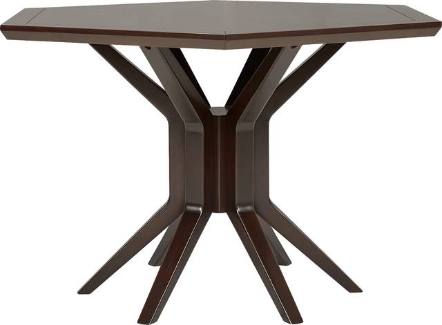Clairmont Heights Merlot Hexagonal Counter Height Dining Table - Thumbnail - Image 1