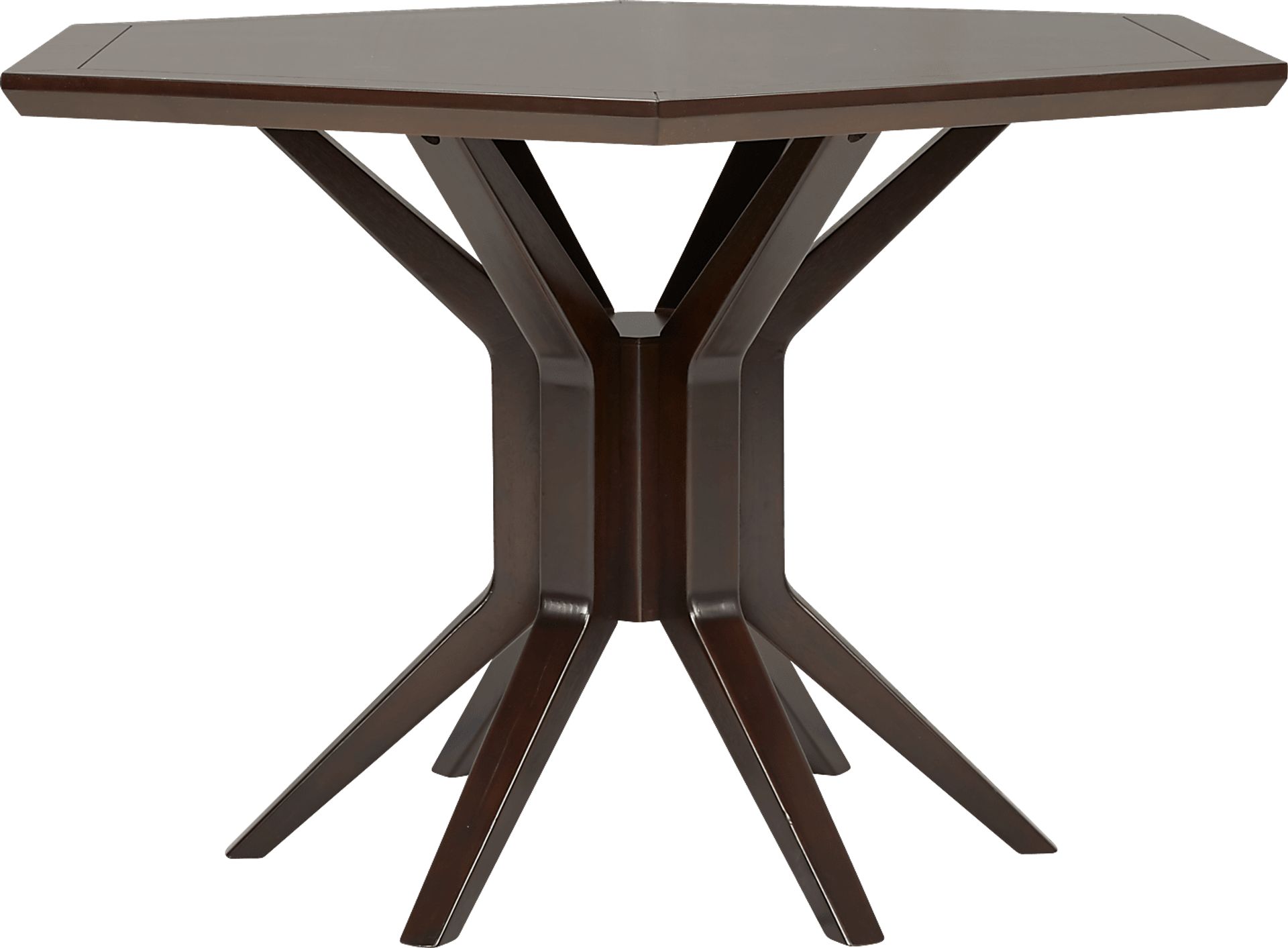 Clairmont Heights Merlot 4 Pc Hexagonal Counter Height Dining Room - Image 2