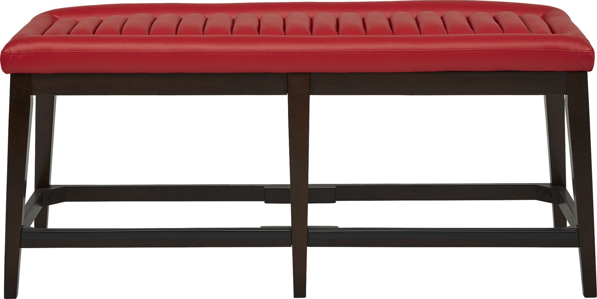 Clairmont Heights Red Counter Height Bench - Image 2
