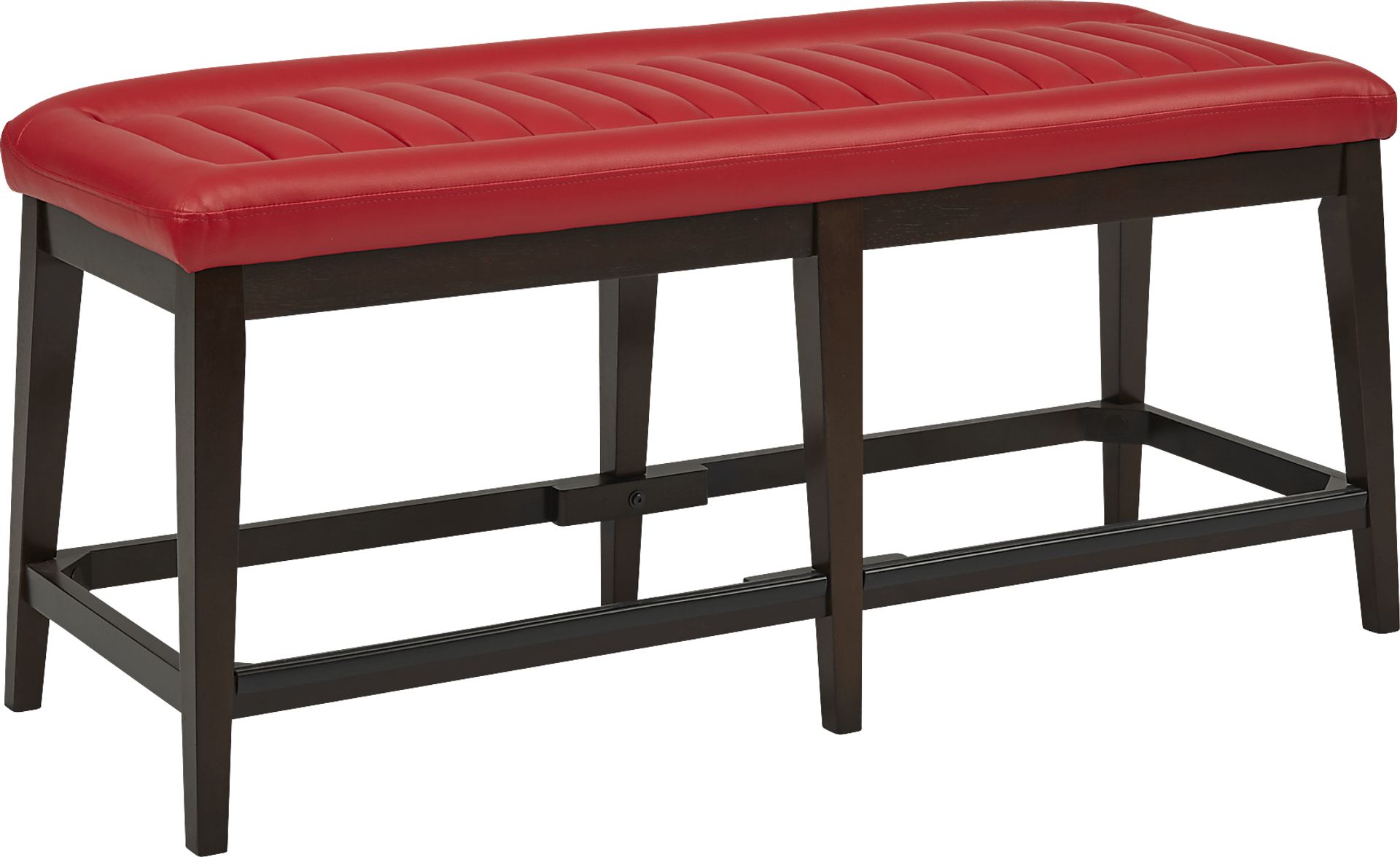 Clairmont Heights Red Counter Height Bench - Image 1