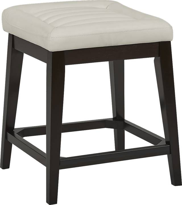 Clairmont Heights White Counter Height Kyoto Stool - Thumbnail - Image 1
